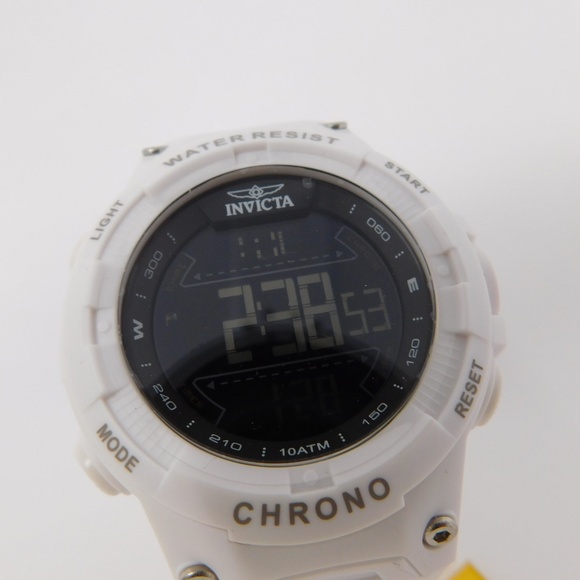 Invicta Men's Watch Racing Alarm Chronograph GMT Quartz Digital Black Dial 47524 - Picture 7 of 16